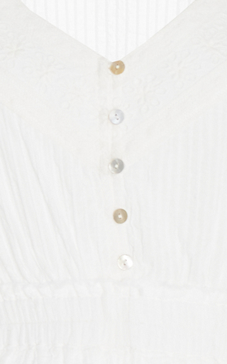 Jeromie Smocked Cotton Mini Dress展示图