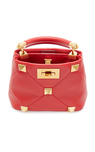 Valentino Garavani Mini Roman Stud Leather Bag展示图