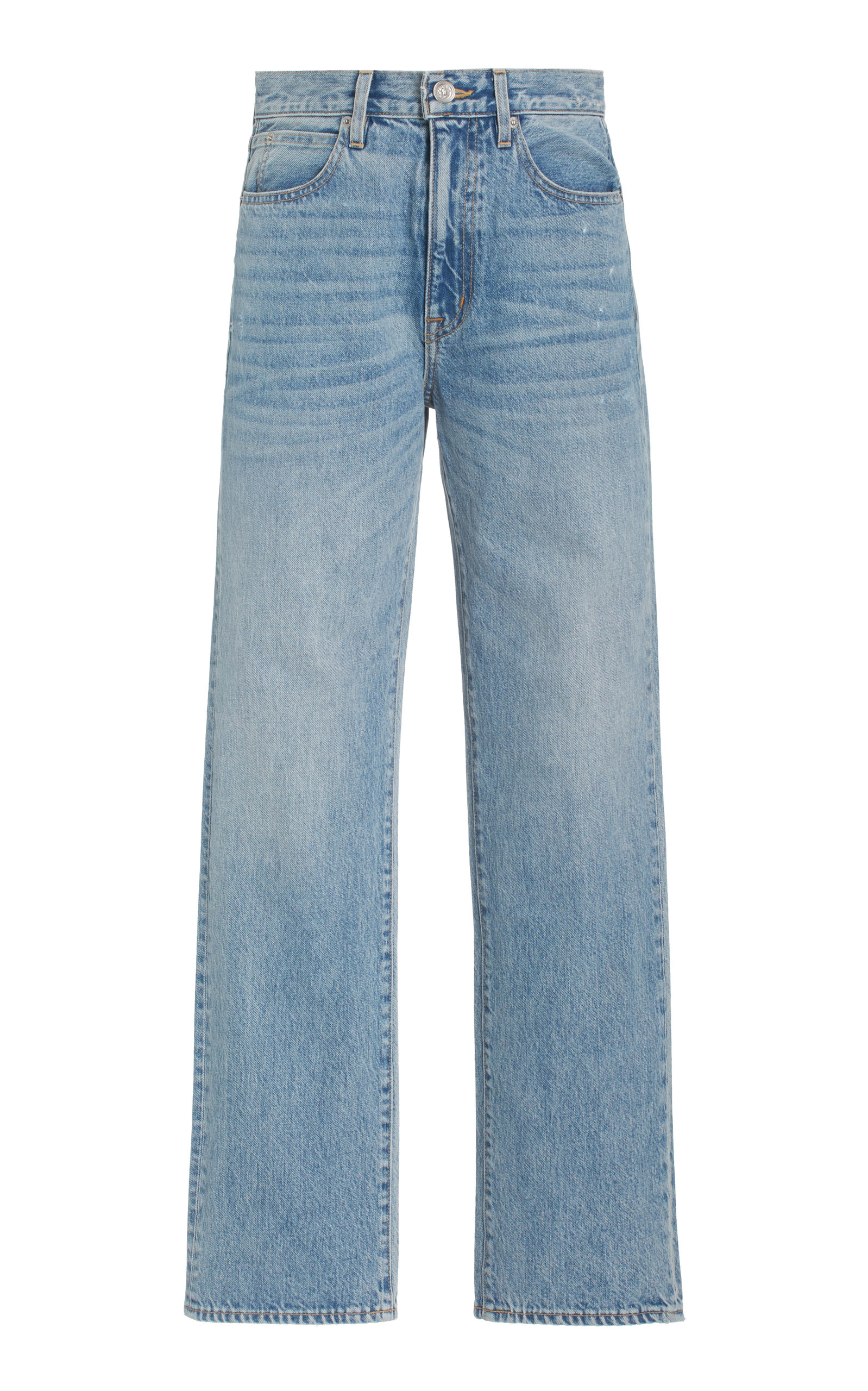 London Rigid High-Rise Straight-Leg Jeans