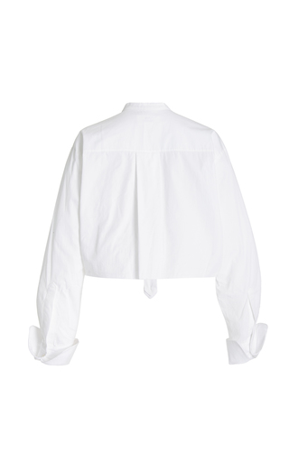 Cropped Organic Cotton-Poplin Shirt展示图