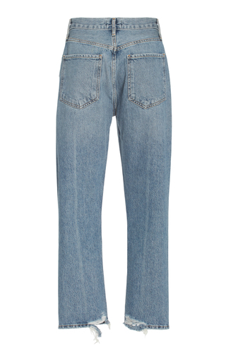 Riley Rigid High-Rise Straight-Leg Jeans展示图