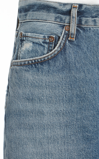 Riley Rigid High-Rise Straight-Leg Jeans展示图