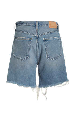 Camilla Frayed Denim Shorts展示图