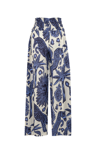 La Esperanza Printed Cotton Tapered Pants展示图