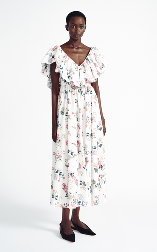 Jarvis Floral-Printed Cotton Maxi Dress展示图