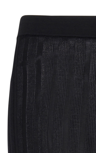 Sapphire Ribbed Straight-Leg Pants展示图