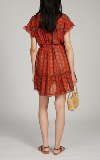 Bettie Printed Cotton-Silk Dress展示图