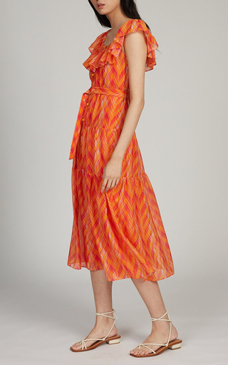 Jemma-B Printed Cotton-Silk Dress展示图