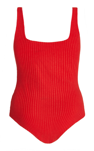 Percy Ribbed Knit Bodysuit展示图