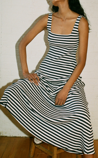 Calla Striped Knit Maxi Dress展示图