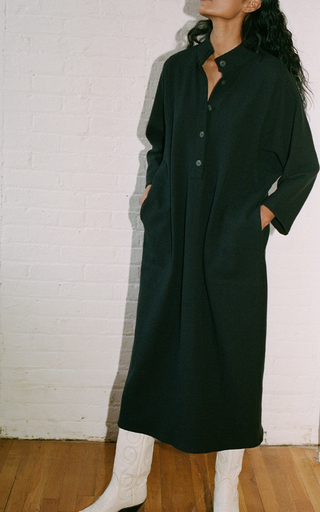 Sadia Linen-Cotton Maxi Dress展示图