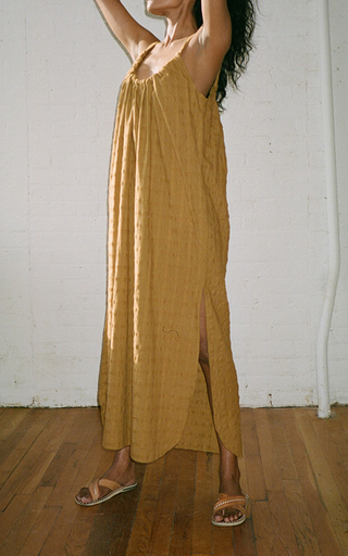 Lexi Woven Cotton Maxi Dress展示图