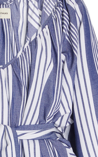 Luz Striped Cotton-Blend Maxi Dress展示图