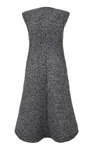 Renzo M��lange-Knit Sleeveless Midi Dress展示图