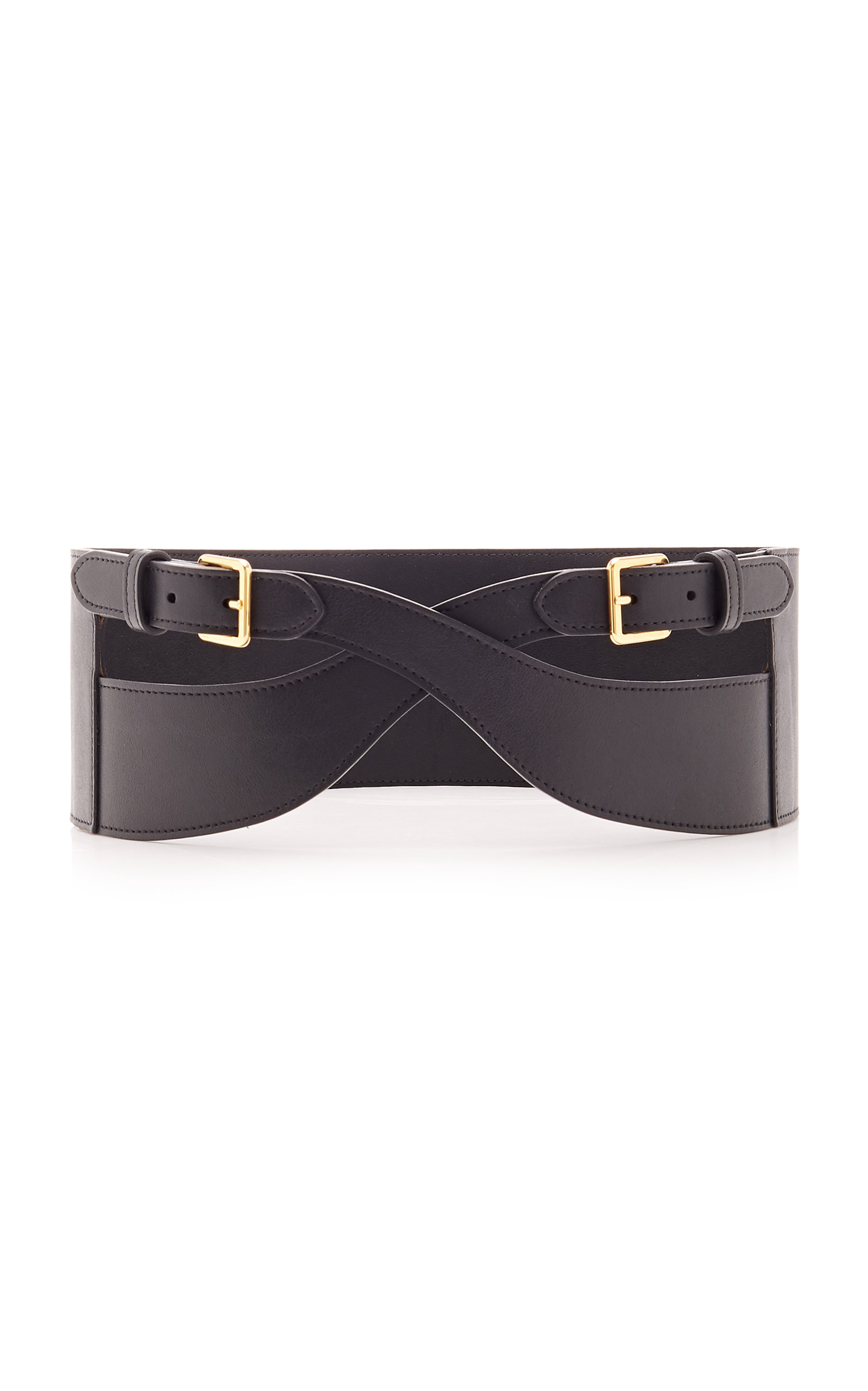 altuzarra sculptured play leather belt