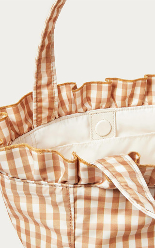 Claire Gingham Nylon Tote展示图