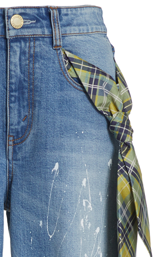 Jefferson Paint Splatter Boyfriend Jeans展示图