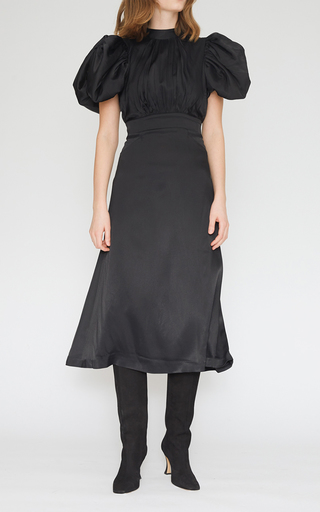 Dawn Puff-Sleeve Jersey Dress展示图