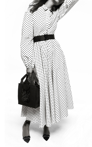 Polka Dot-Printed Cotton Dress展示图