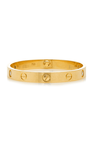 18K Yellow Gold & Diamond Cartier Love Bracelet展示图