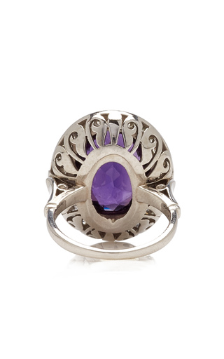 One of a Kind Amethyst & Diamond Ring展示图