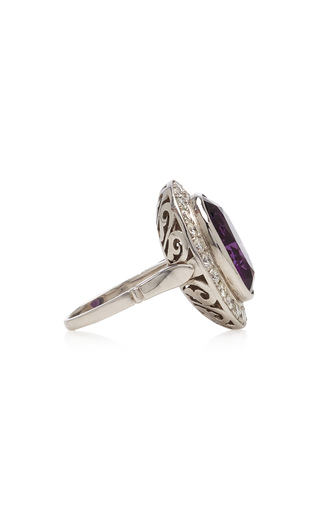 One of a Kind Amethyst & Diamond Ring展示图