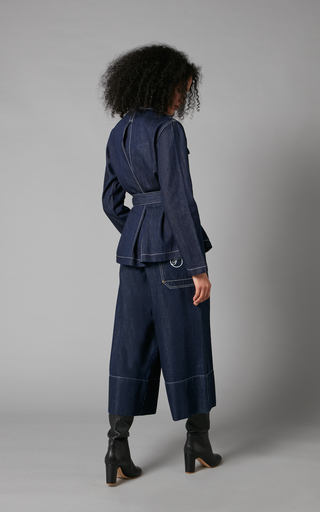 Elise Belted Denim Jacket展示图