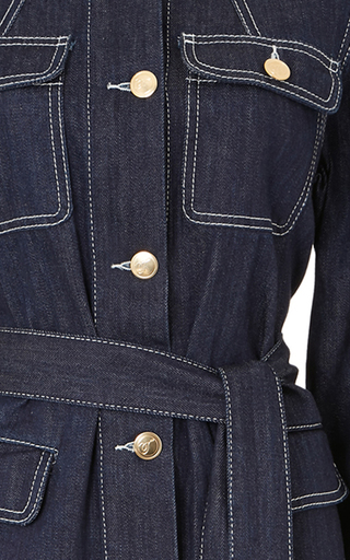 Elise Belted Denim Jacket展示图