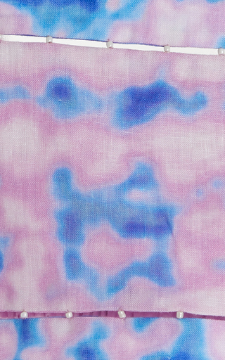 Sylva Tie-Dye Linen Cropped Top展示图