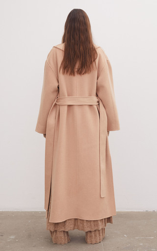 Trullem Belted Merino Wool-Blend Coat展示图