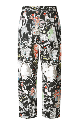 Presley Printed Organic Cotton Pants展示图