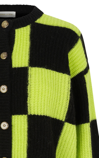 Harry Oversized Checked Knit Sweater展示图