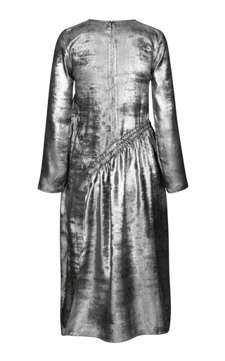 Ilona Metallic Satin Dress展示图