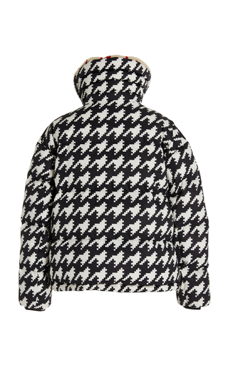 Jojo Houndstooth Down Ski Jacket展示图