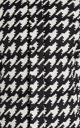 Jojo Houndstooth Down Ski Jacket展示图