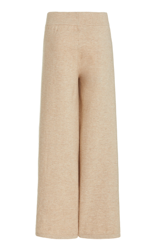 Mandi Alpaca-Wool Knit Wide-Leg Pants展示图