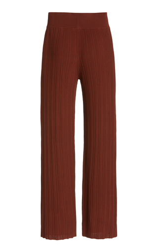 Joplin Ribbed-Knit Straight-Leg Pants展示图