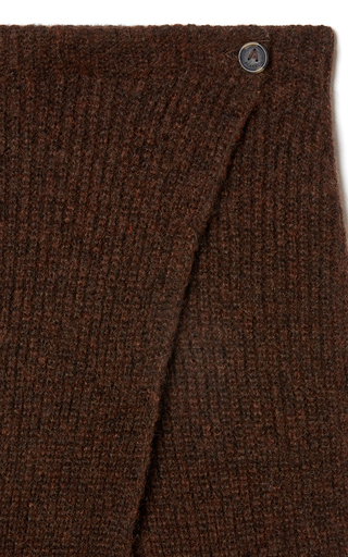 Illimani Ribbed-Knit Alpaca-Blend Skirt展示图