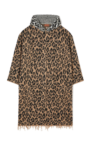 Esp��ritu Salvaje Animal-Printed Wool-Blend Jacket展示图