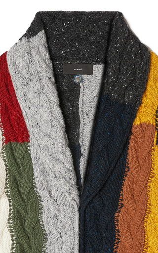 Tierra Del Fuego Cable-Knit Virgin Wool-Cashmere Coat展示图