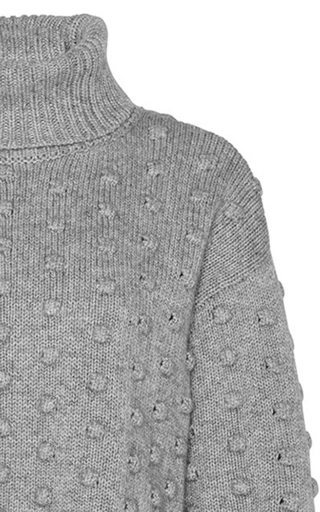 Dotted-Knit Wool-Blend Turtleneck展示图