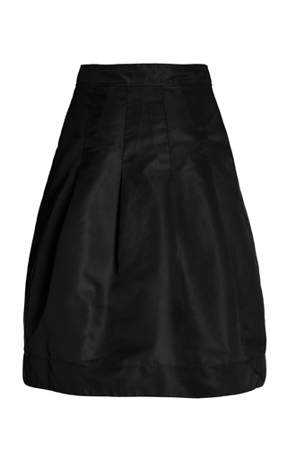 Zip-Detailed Recycled Nylon A-Line Skirt展示图