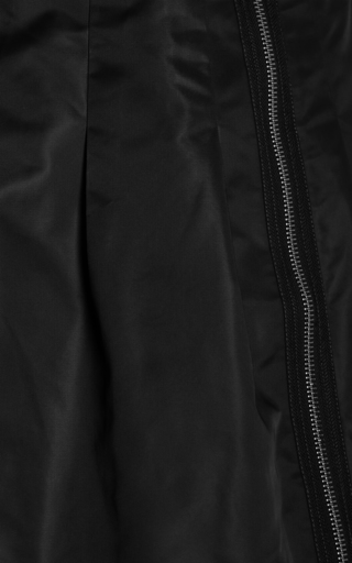 Zip-Detailed Recycled Nylon A-Line Skirt展示图