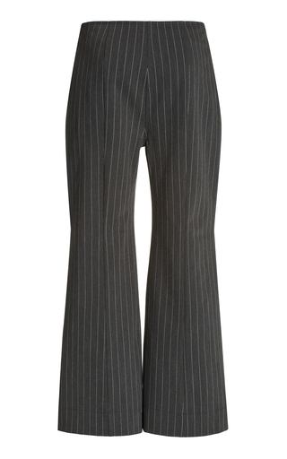 Striped Wide-Leg Pants展示图