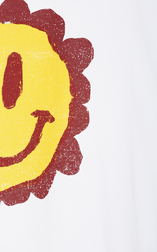 Smiley Flower Organic Cotton T-Shirt展示图