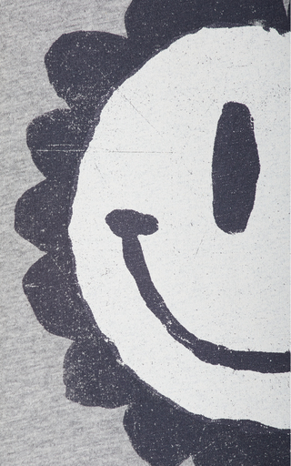 Smiley Flower Organic Cotton T-Shirt展示图