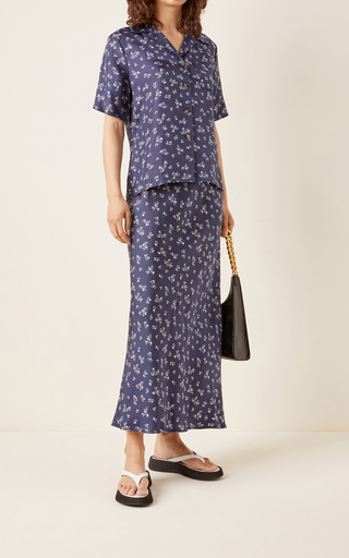 Hester Floral Silk Shirt展示图