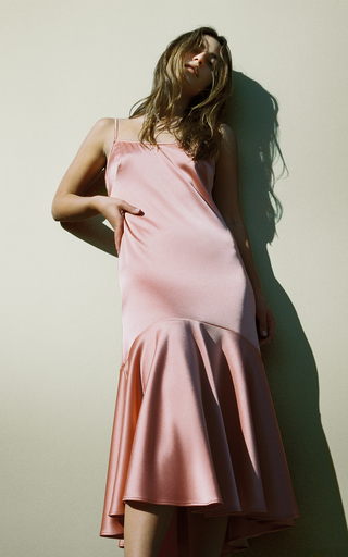 Iris Satin Slip Dress展示图