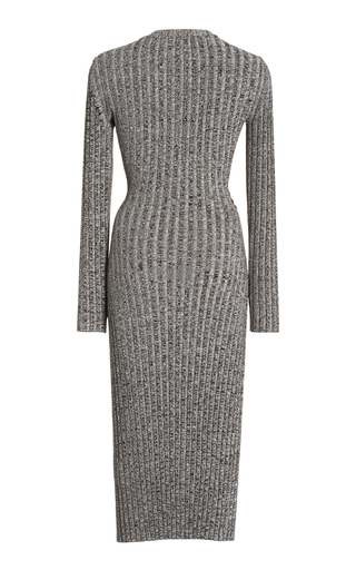 Kim Ribbed Cutout Knit Dress展示图