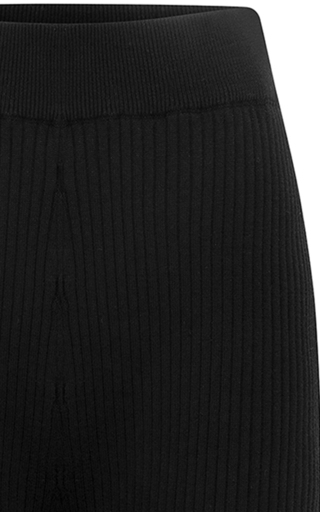 Jordon Ribbed Cotton Wide-Leg Pants展示图